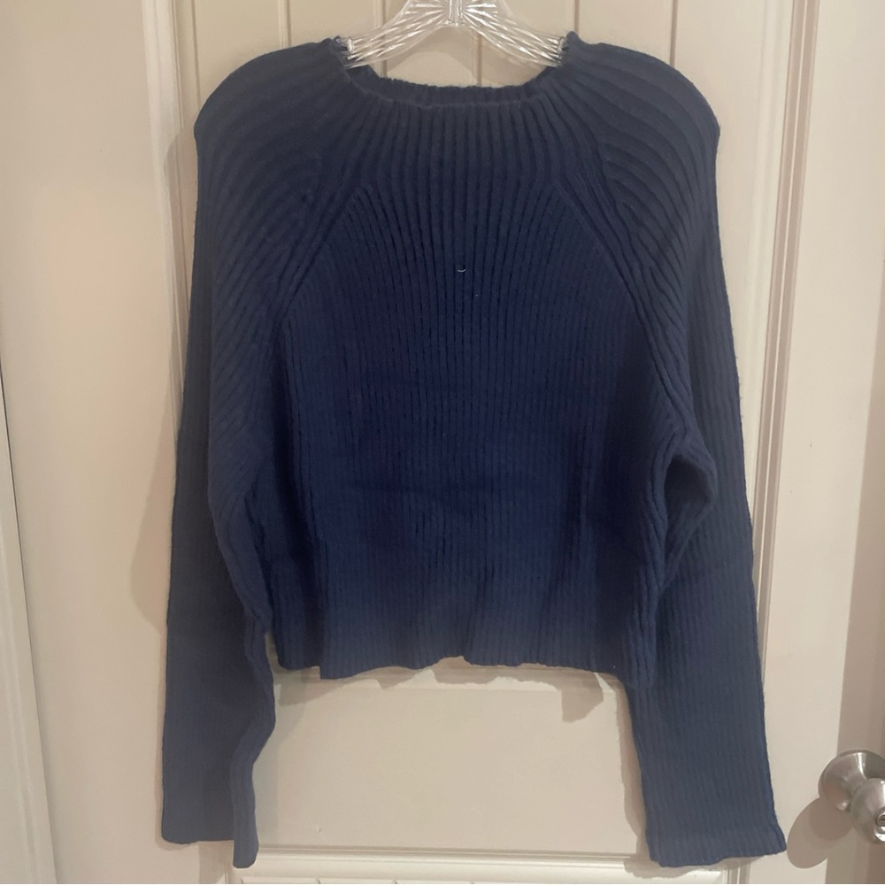 Classic Navy Women's Crew Neck Sweater